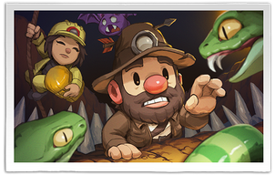 Classic Guy - Spelunky 2 Poster for Sale by remembermekid