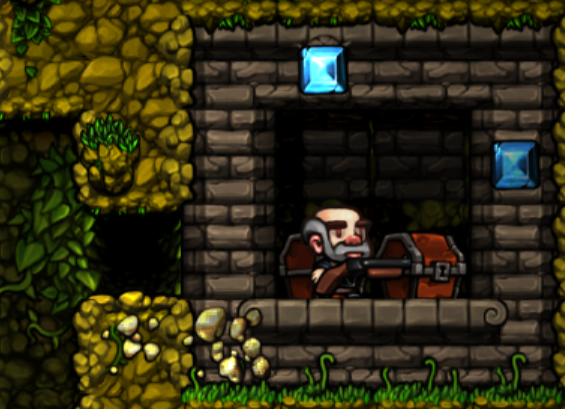 Spelunky 2 guide: How to find the Black Market and get the Hedjet