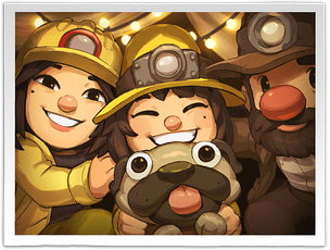 Spelunky 2 Player Characters Pattern Greeting Card for Sale by