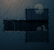 A hidden backlayer containing the haunted corpse of a .