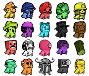 All special poses done by Spelunker Ghosts when a picture of them is taken by the Camera.