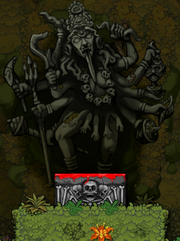 Kali's altar