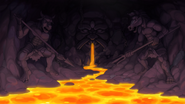 King Yama and his Guardians, as seen in a Deathmatch screen.