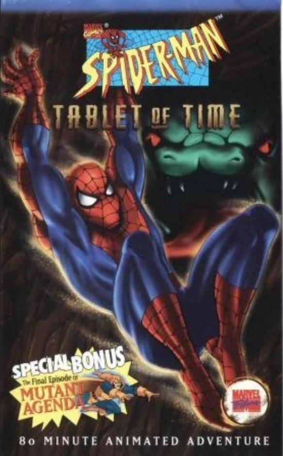 Spiderman Tablette Of Time VHS BONUS SPÉCIAL : The Final Episode Of Mutant  Agend