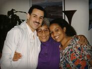 John Semper Jr. with his mother, Julia O. Semper, and his sister, Terri Semper