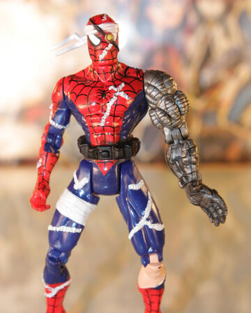 cyborg spider man figure