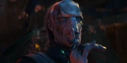 Ebony Maw voiced by Tom Vaughan-Lawlor