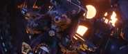 Rocket voiced by Bradley Cooper with motion capture provided by Sean Gunn