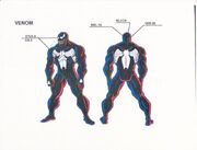 Venom model sheet