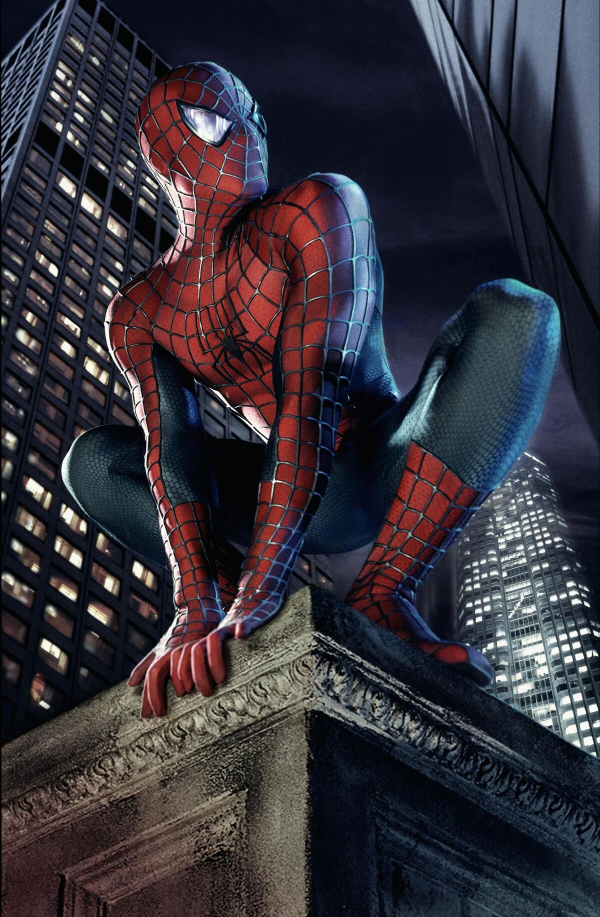 Kids Spider-man Tobey Maguire Cosplay Suit Halloween Children Costumes Dark  Edition