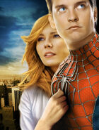 Promotional art of Kirsten Dunst & Tobey Maguire in Spider-Man 4 (2011)