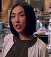 Una Damon as Lab Tour Guide