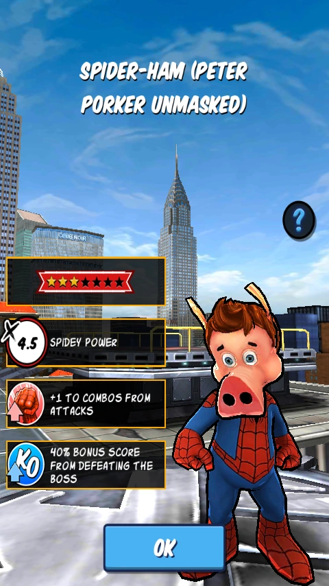 Spider-Ham (Peter Porker Unmasked) | Spider-Man Unlimited (mobile