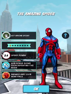 The Amazing Spider-Man (mobile game), Spider-Man Wiki