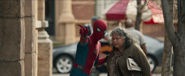 Spider-Man helps Old Lady (Homecoming)