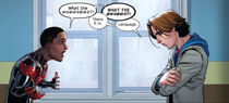 Peter meets Miles.