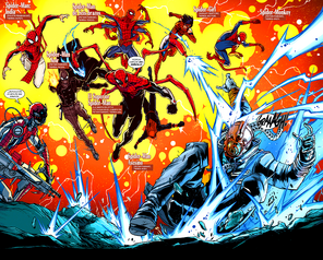 Spider-Men vs Karn