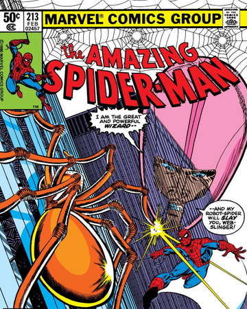 Amazing Spider Man Vol 1 213 Spider Man Wiki Fandom