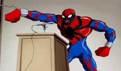 Los lanza-telarañas de Peter siguen funcionando.