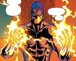 Eel manifestando su poder