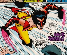 Rina Logan in action