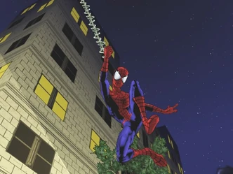 Spider-Man web swinging in Ultimate Spider-Man (2005 video game)