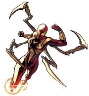 Mary Jane wearing the Iron Spider Armor