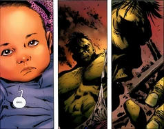 Peter y su primer encuentro con Hulk en su infancia