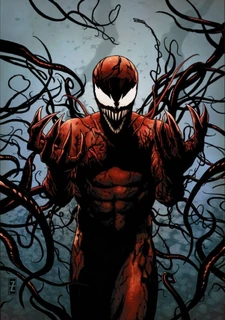 Kasady como anfitrión del Simbionte Carnage