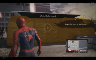 Sam Raimi DLC Costume in The Amazing Spider-Man (2012 video game) (back view)