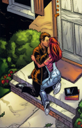 Mary Jane (Earth-1610) & Harry Osborn kissing