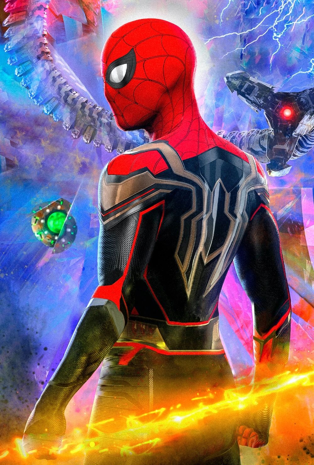 Amazing Spider-Man Peter Parker Boys Winter Gloves Marvel Comics RED BLACK NEW 