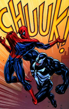 Angelo usando el simbionte Venom