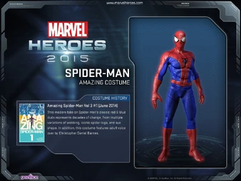Marvel Heroes' "Amazing" Spider-Man costume