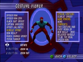 Scarlet Spider costume in Spider-Man (2000 video game)