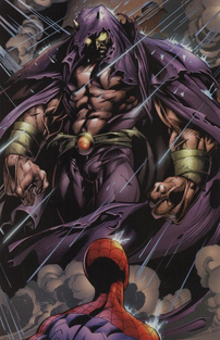 Spider-Man enfrentado al Duende Verde