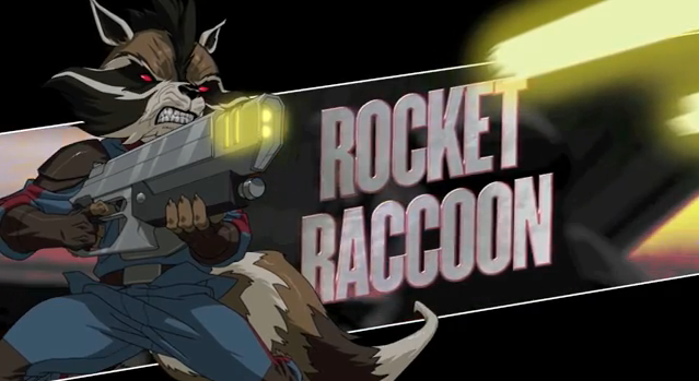rocket raccoon ultimate spider man