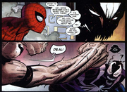 Anti-Venom befriends Spider-Man