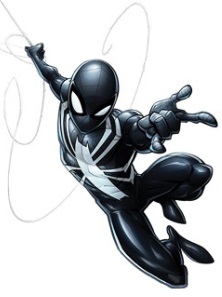 ultimate spider man black suit