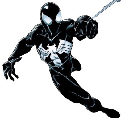 black spiderman