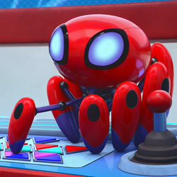 Spiderman and robot clearance