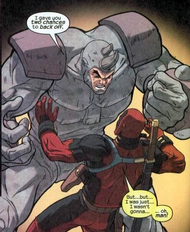 Rhino vs Deadpool