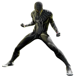 The Amazing Spider-Man 2012 video game, 100 percent complete black costume