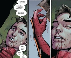 Peter fallece tras salvar a sus seres queridos de Norman Osborn