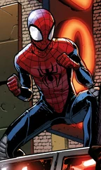 Miles Morales, in a version of the Classic Costume