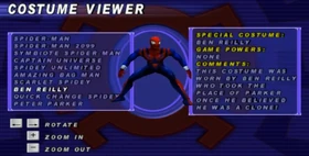 Sensational Spider-Man Costume in 2000's Spider-Man (video game)