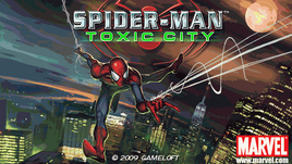 Spiderman Toxic city logo