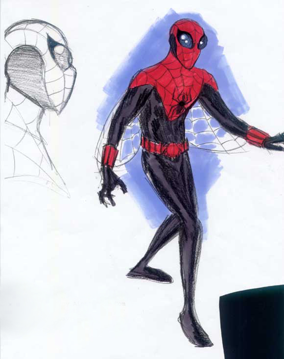 Williams created a popular black and red Spider-Man design that was later r...