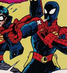 Spider-Boy of Earth-9602's costume