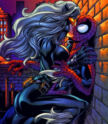 El apasionado encuentro entre Spider-Man y la Gata Negra
